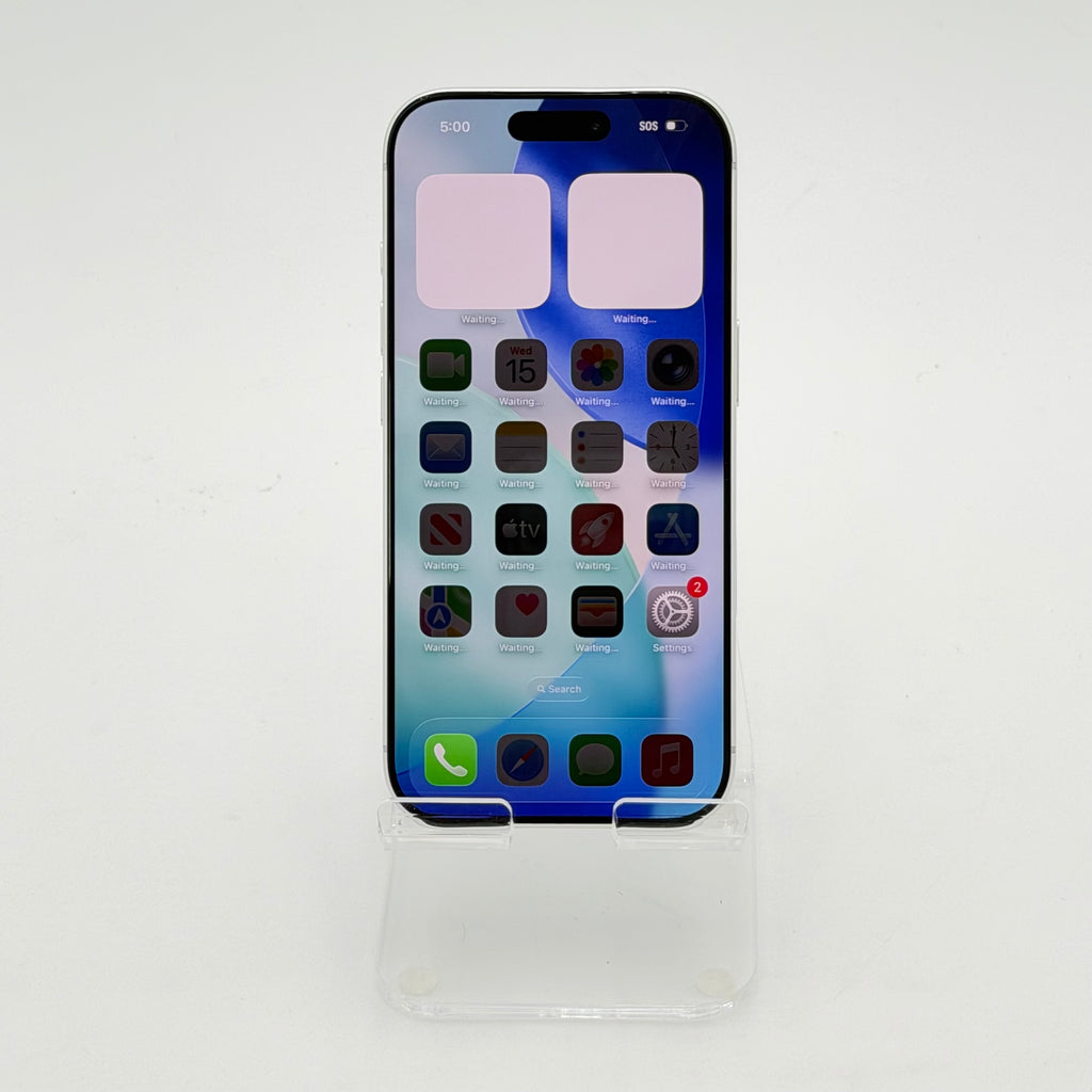 Unlocked Apple iPhone 17 Pro 256GB Silver Battery Health 95%