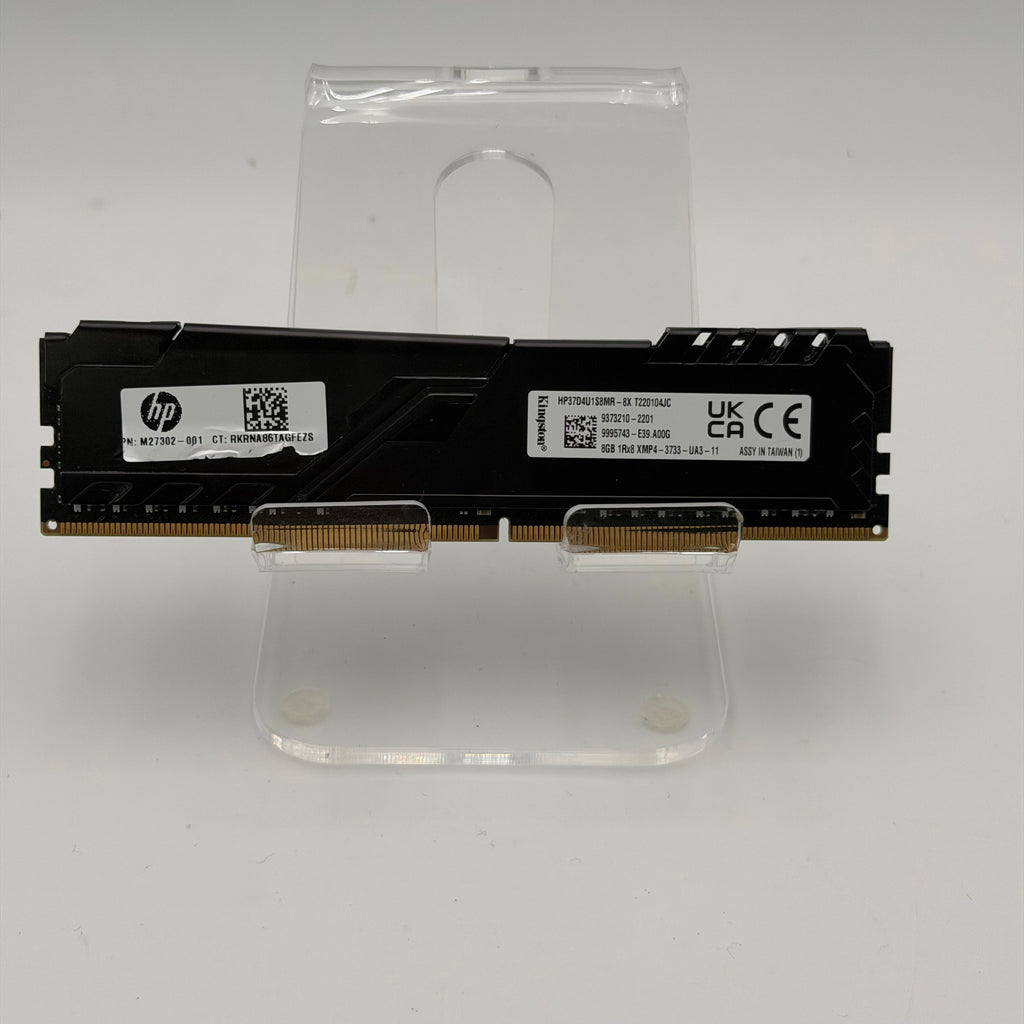 Kingston HyperX Fury 16GB (1x8GB) DDR4 3733MHz RAM Black HP37D4U1S8ME-8X