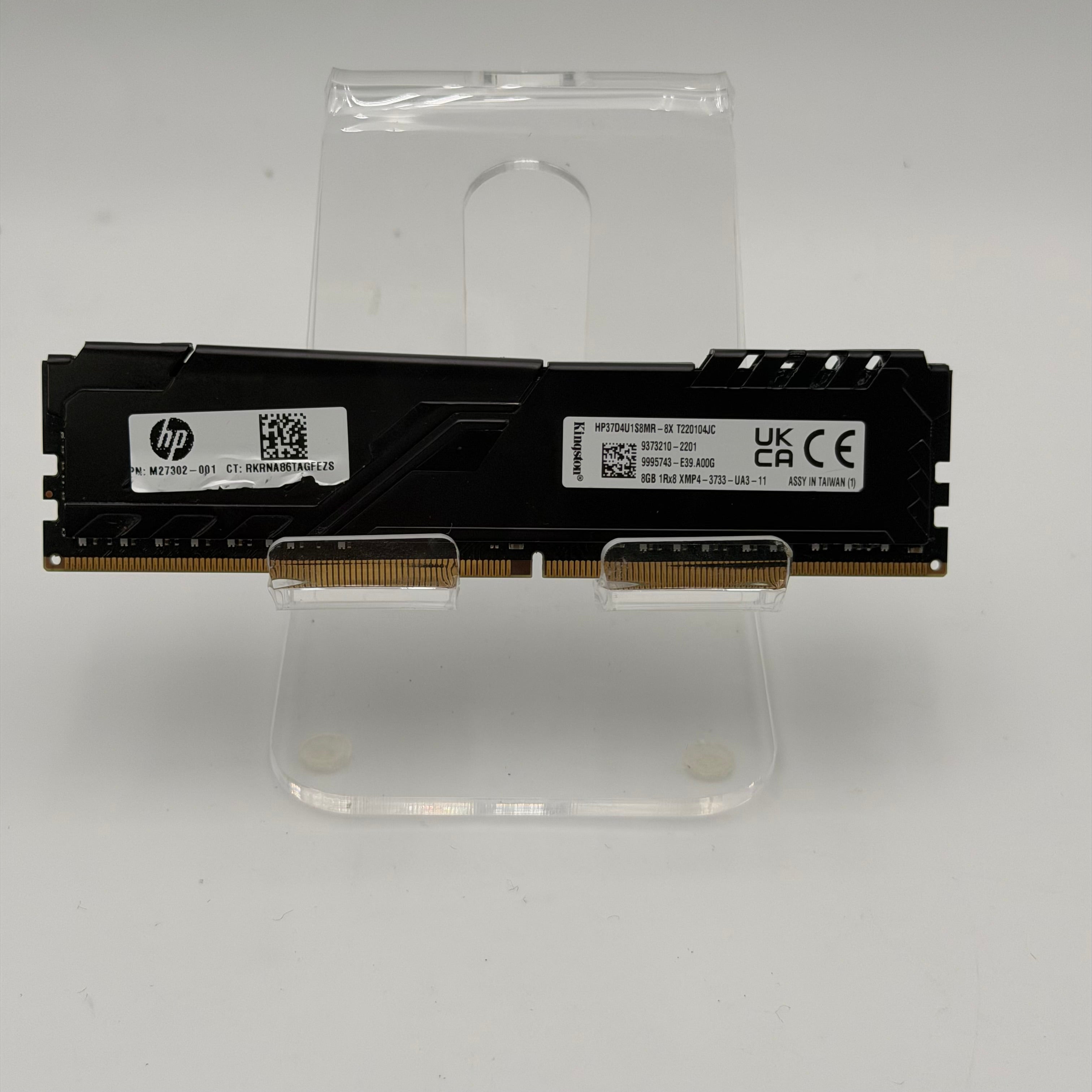 Kingston HyperX Fury 16GB (1x8GB) DDR4 3733MHz RAM Black HP37D4U1S8ME-8X