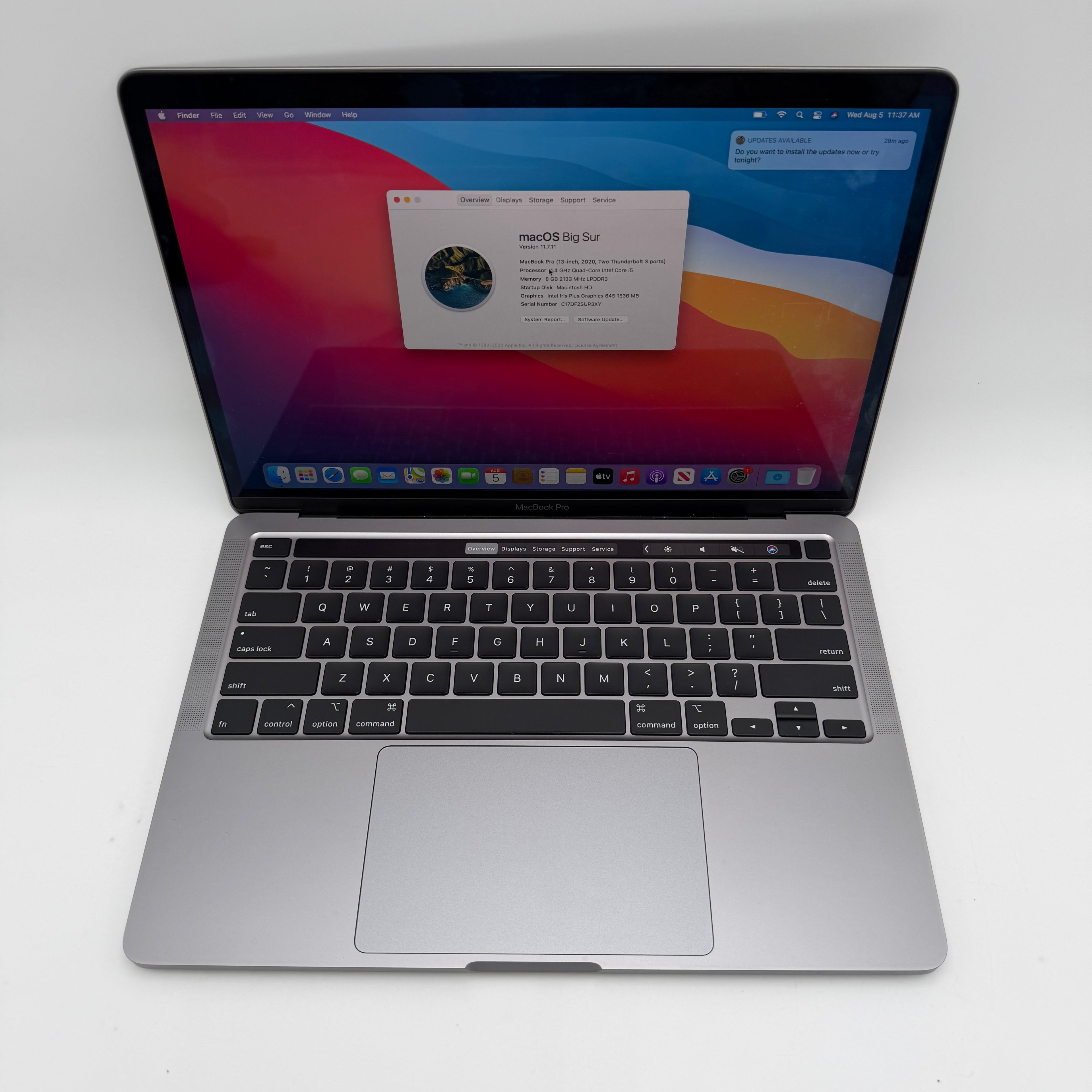 Apple MacBook Pro 13" Core i5 8GB 256GB A2289 2020 Laptop