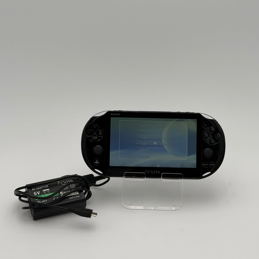 Sony PlayStation Vita Slim (PCH-2001) Black 128GB Handheld Game Console