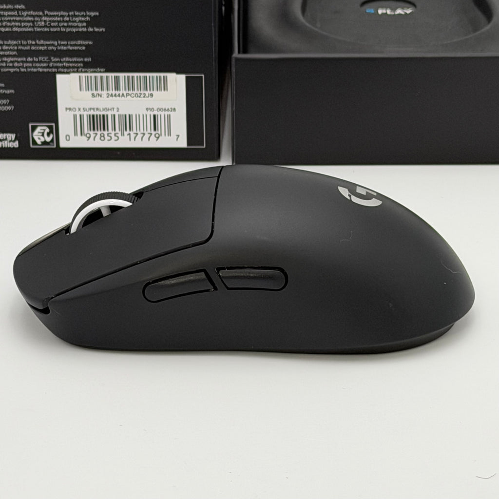 Logitech G PRO X Superlight 2 Wireless Gaming Mouse - Black No USB