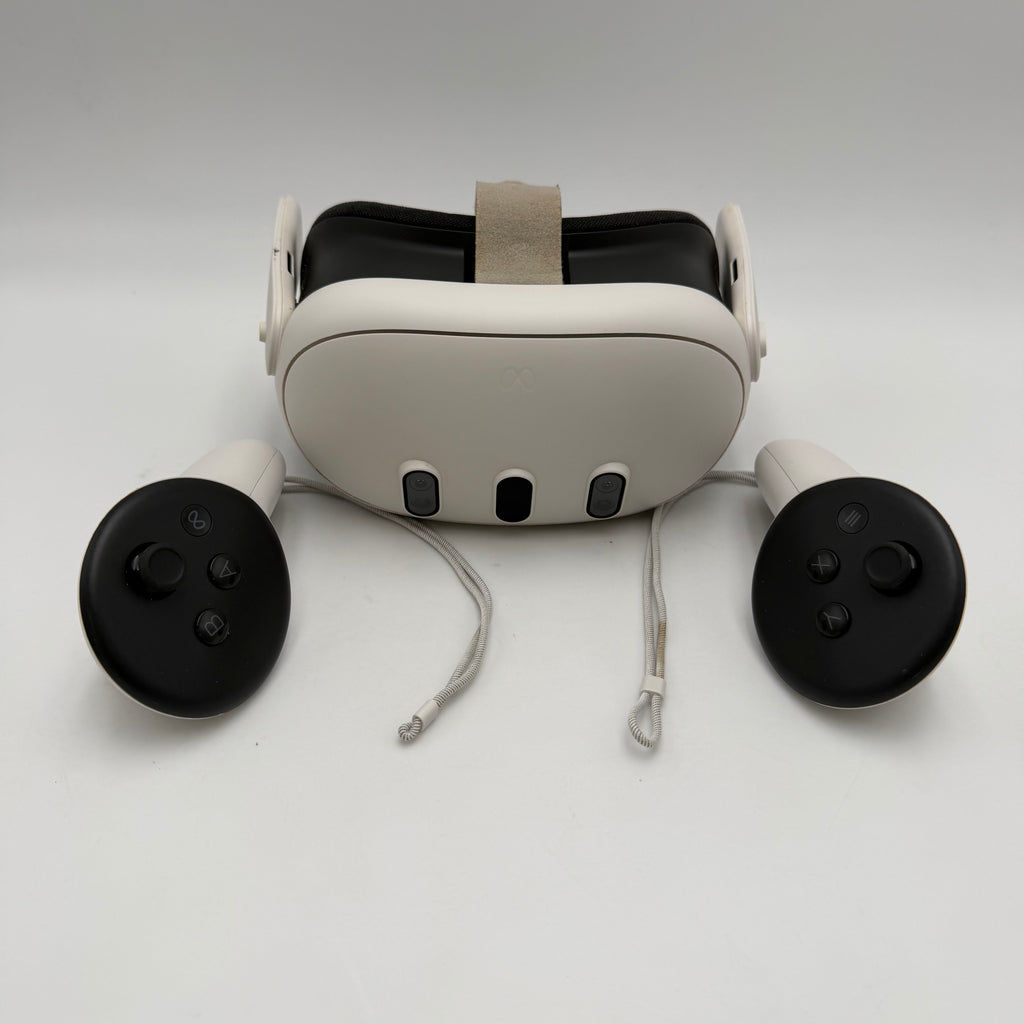 Meta Quest 3 VR 128GB Headset + L/R Touch Plus Controllers & Accessories