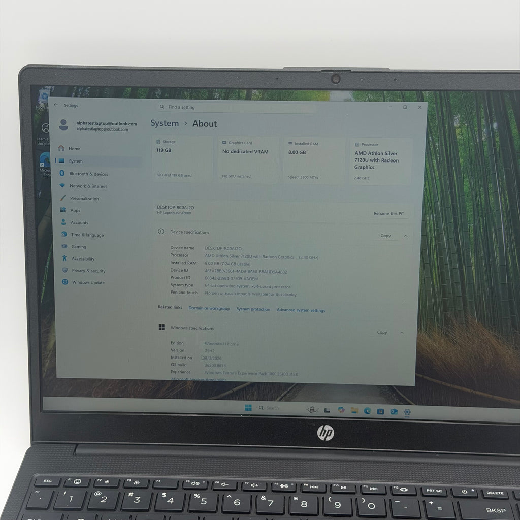 HP 15z-fc000 Laptop - Black