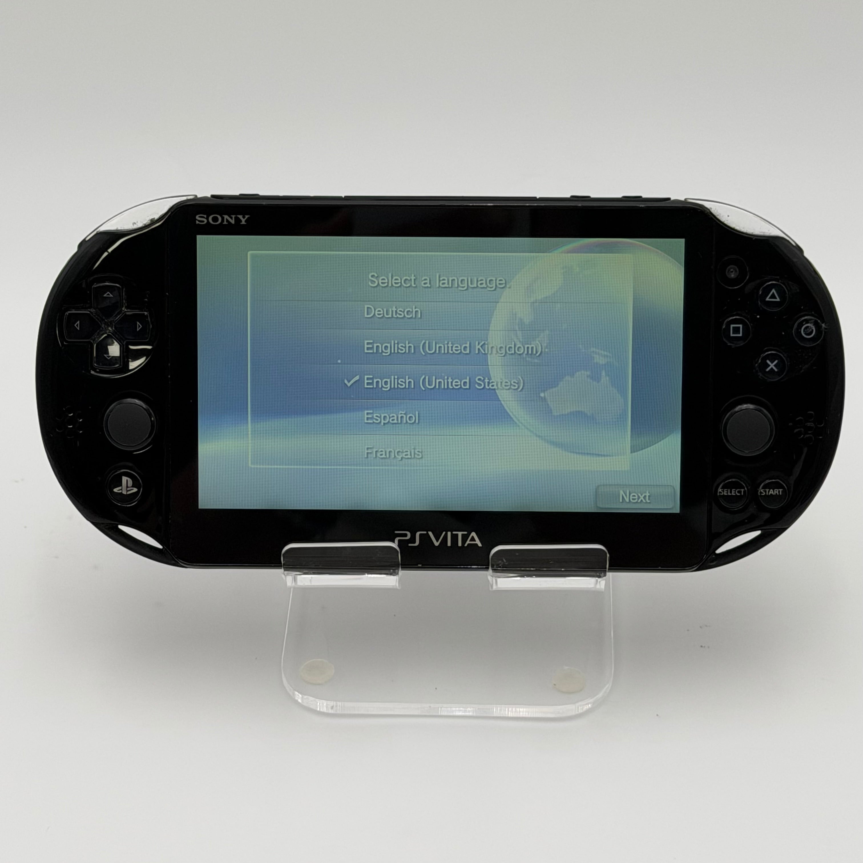 Sony PlayStation Vita Slim PS VITA Handheld Console PCH-2001 Black - Tested