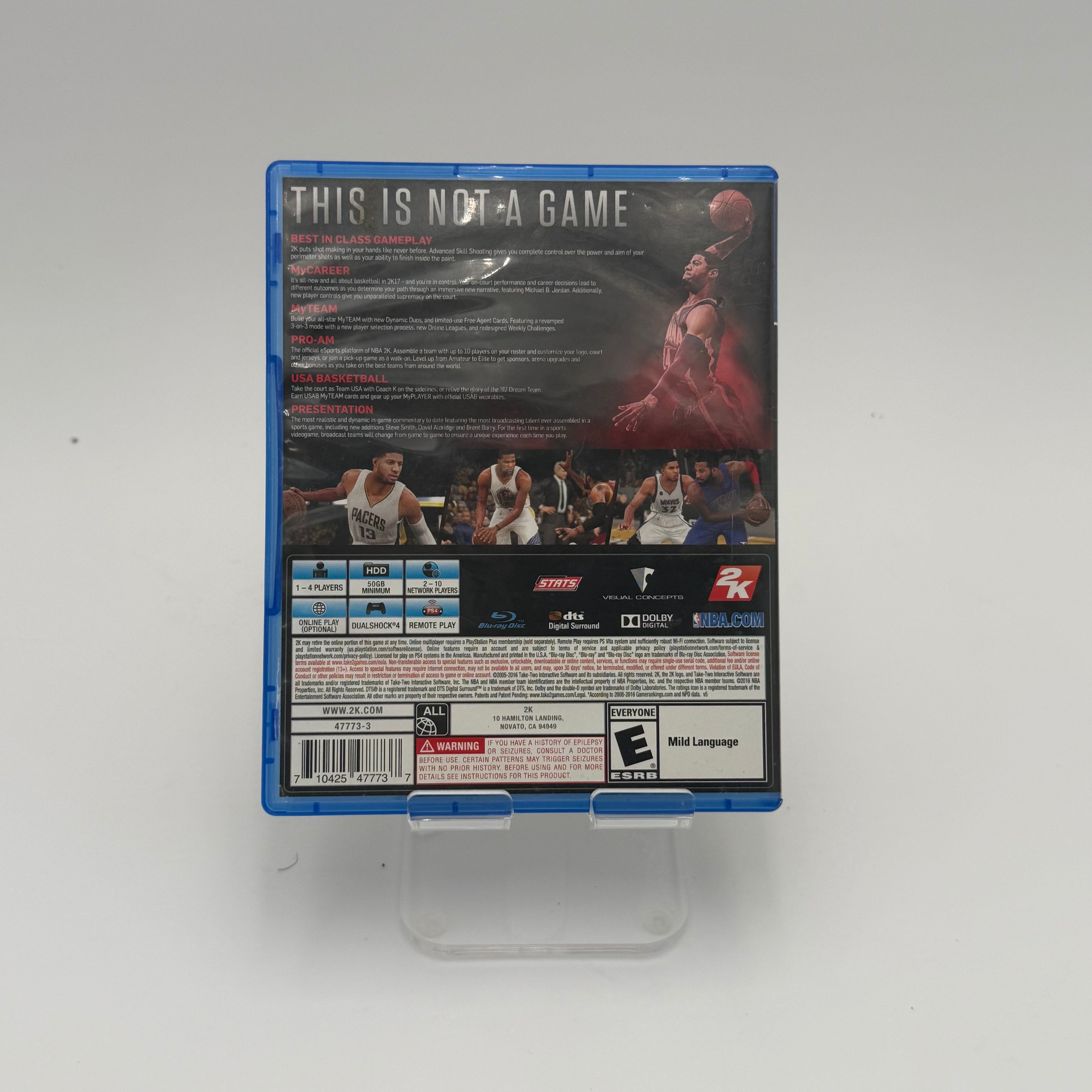 NBA 2K17 (PlayStation 4, 2017) - Complete