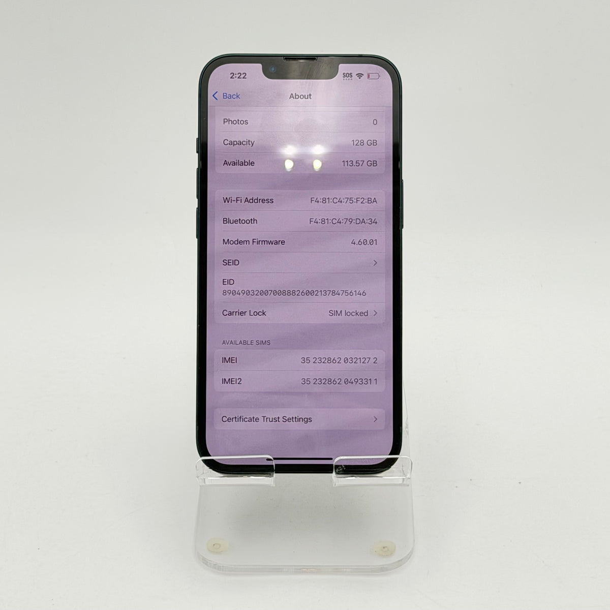 Apple iPhone 13 Black Used - A