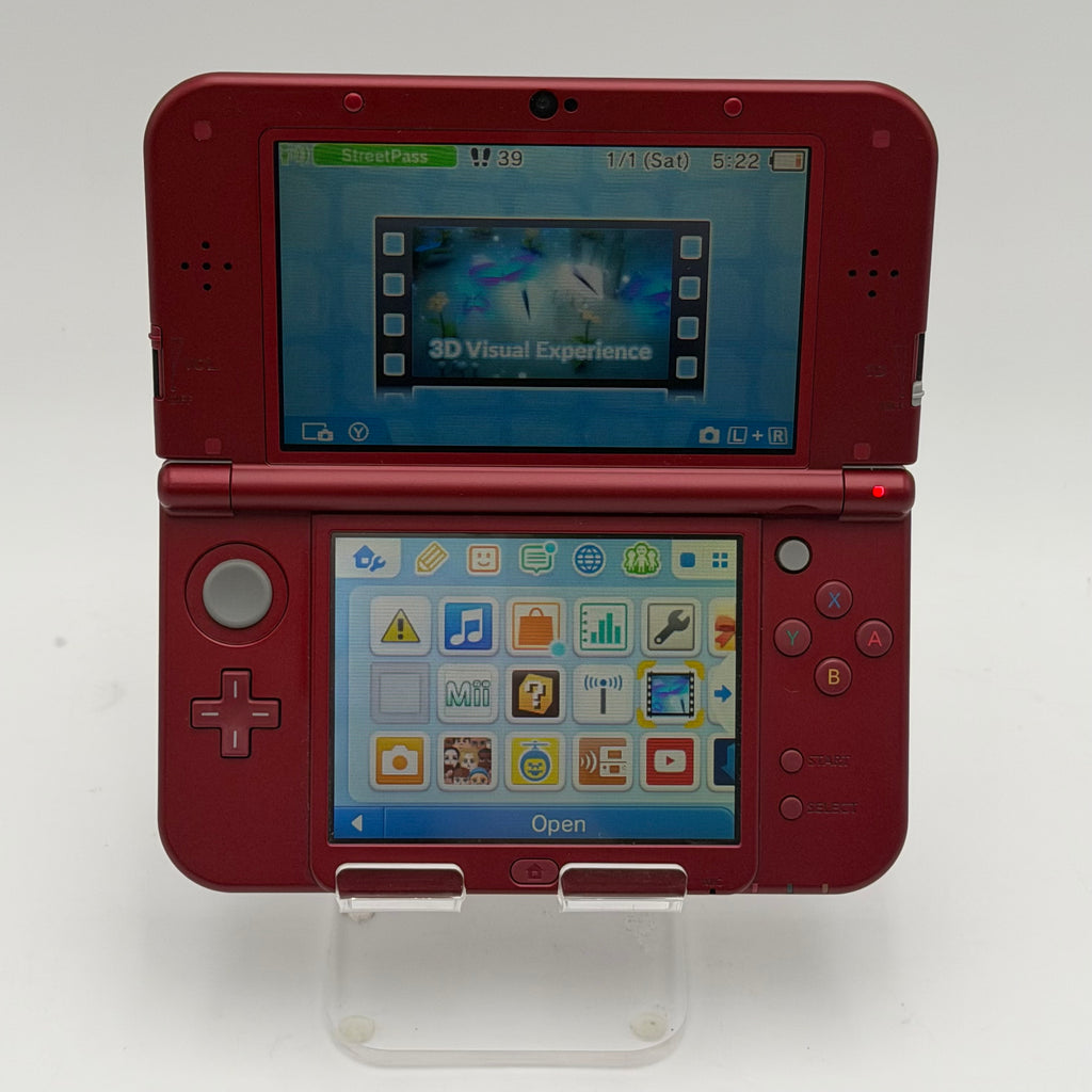 Nintendo 3DS XL (SPR-003) Red Used Fully Functional Power Cable