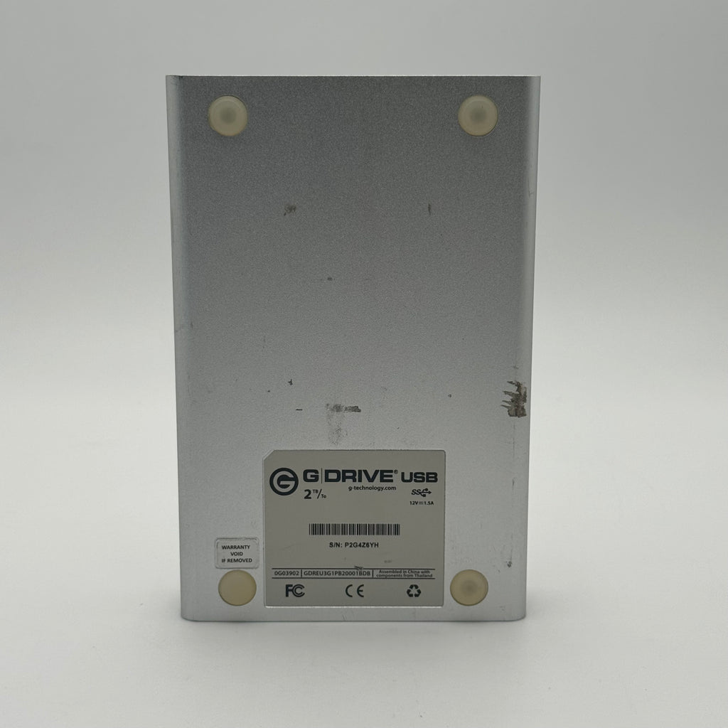 G-Technology 3.5" G-Drive USB 2TB USB-B to USB-A HDD ONLY - Tested/Working