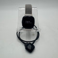Fitbit Versa 4 2022 Smart Watch 40mm Black Graphite Nylon Band GPS