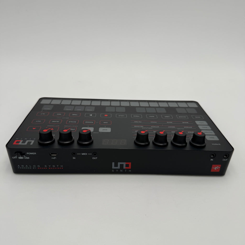IK Multimedia UNO Synth Portable Analog Synthesizer - Black