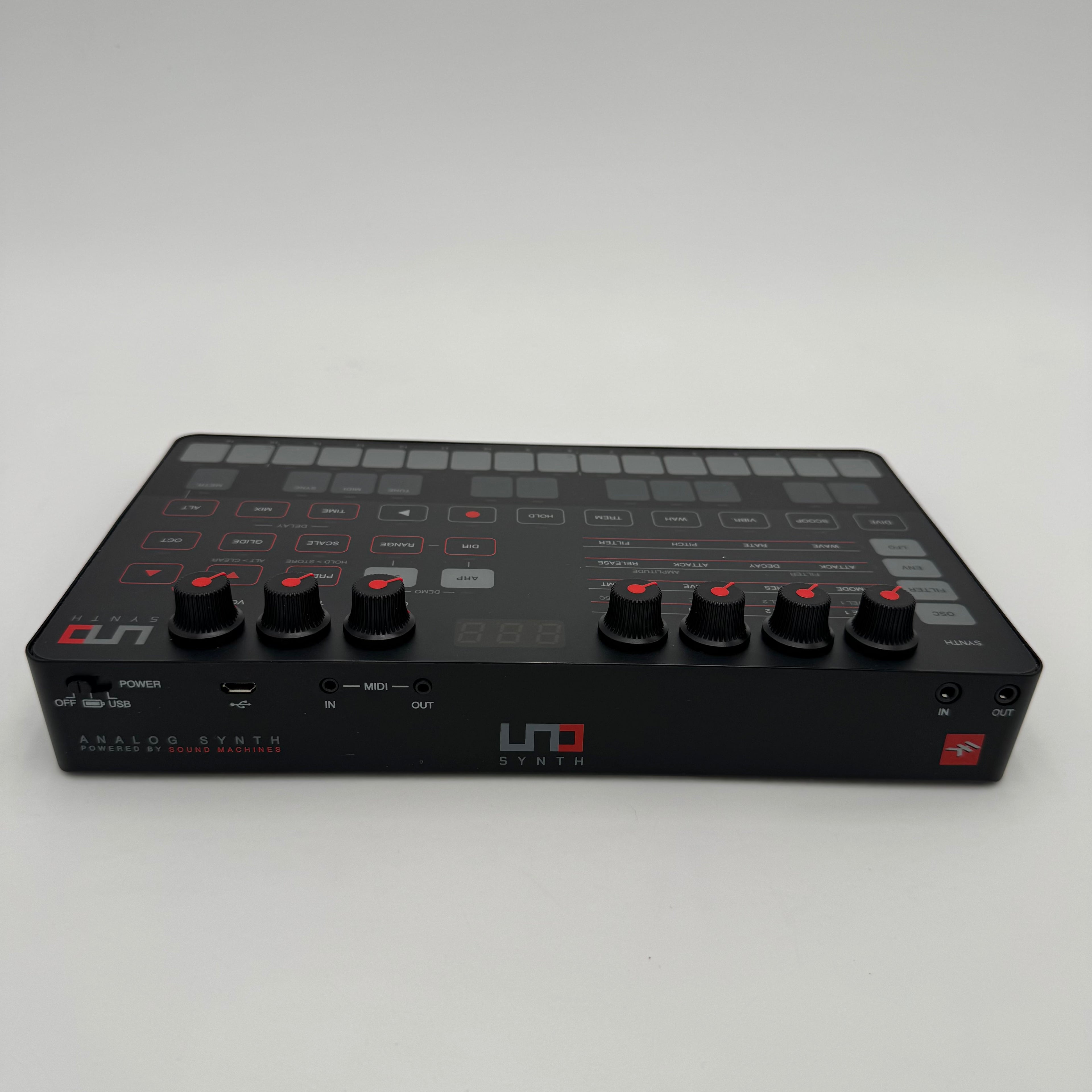 IK Multimedia UNO Synth Portable Analog Synthesizer - Black