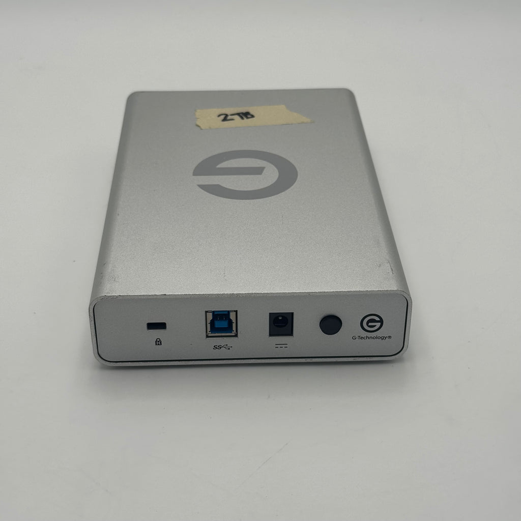 G-Technology 3.5" G-Drive USB 2TB USB-B to USB-A HDD ONLY - Tested/Working