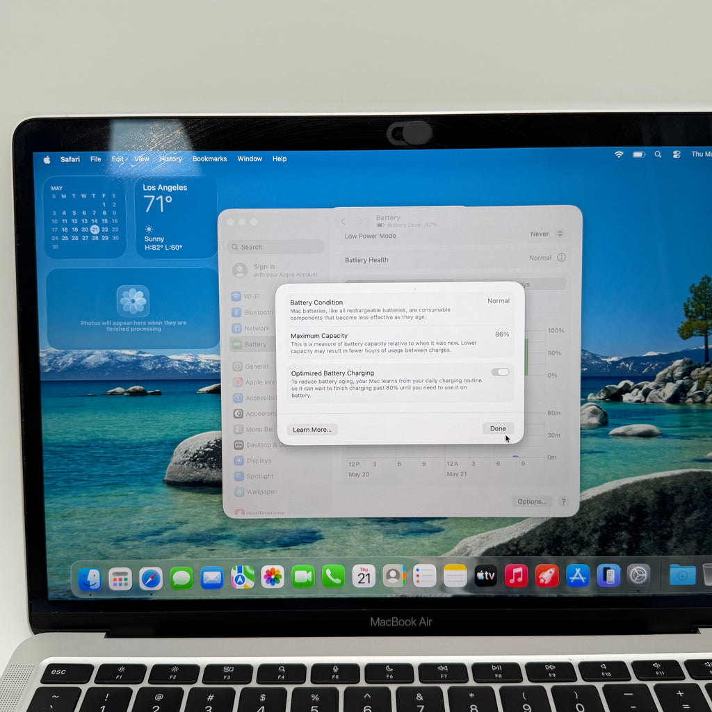 2020 Apple MacBook Air 13.3" M1 7C GPU 3.2GHz 8GB RAM 256GB SSD A2337