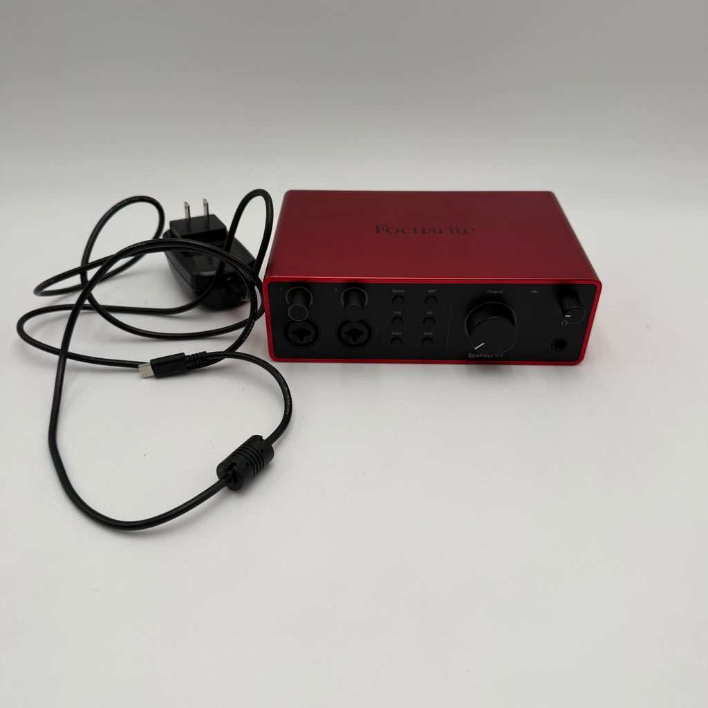 Focusrite Scarlett 4i4 4th Gen 4-in 4-out USB Audio Recording Interface
