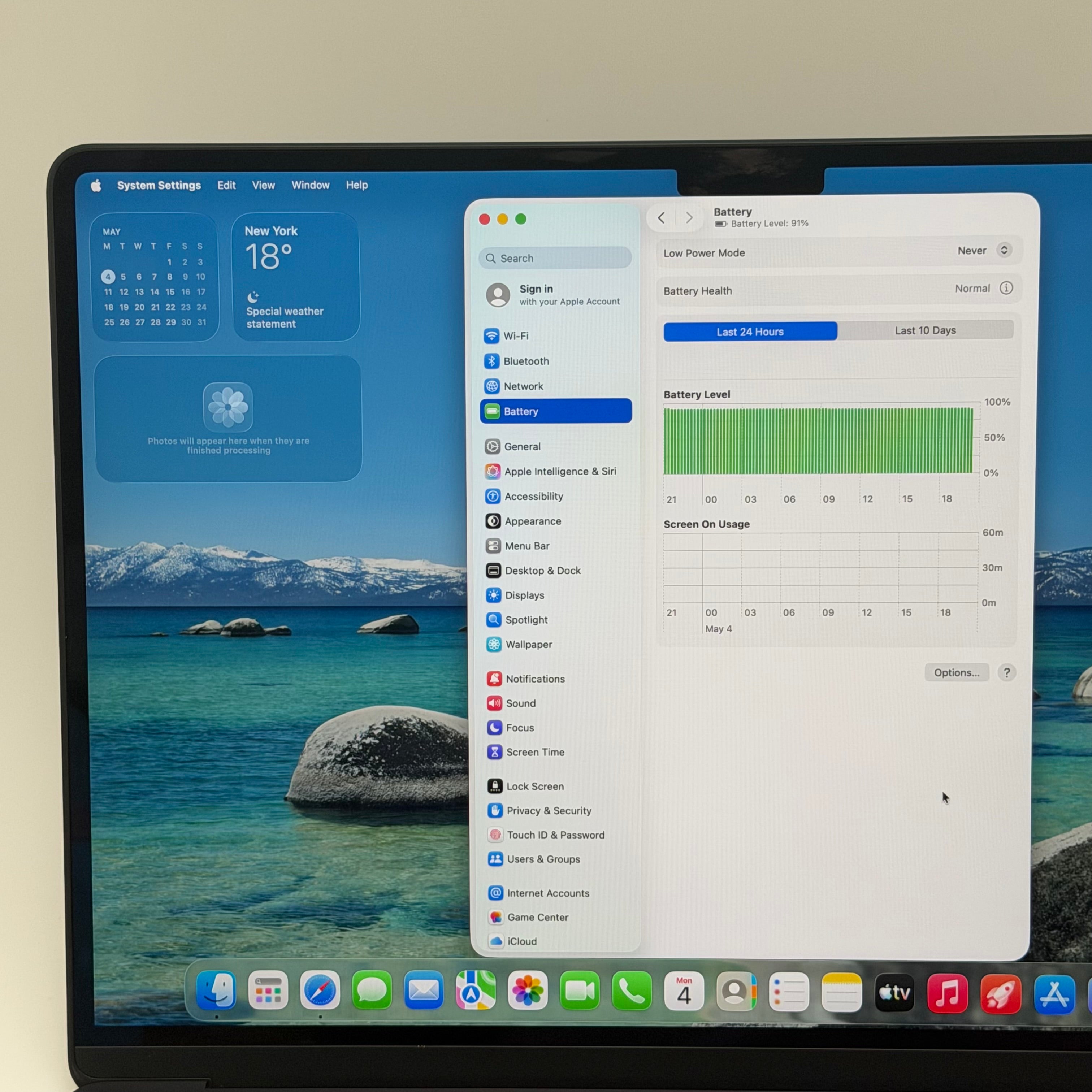 Apple MacBook Air 15-inch A3241 2024 Black - 16GB RAM 256GB SSD