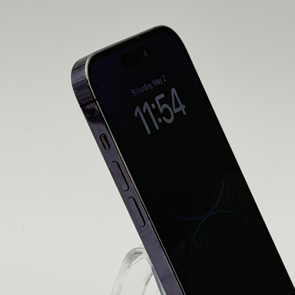 Apple iPhone 14 Pro 128GB Unlocked - Purple CRACKED BACK