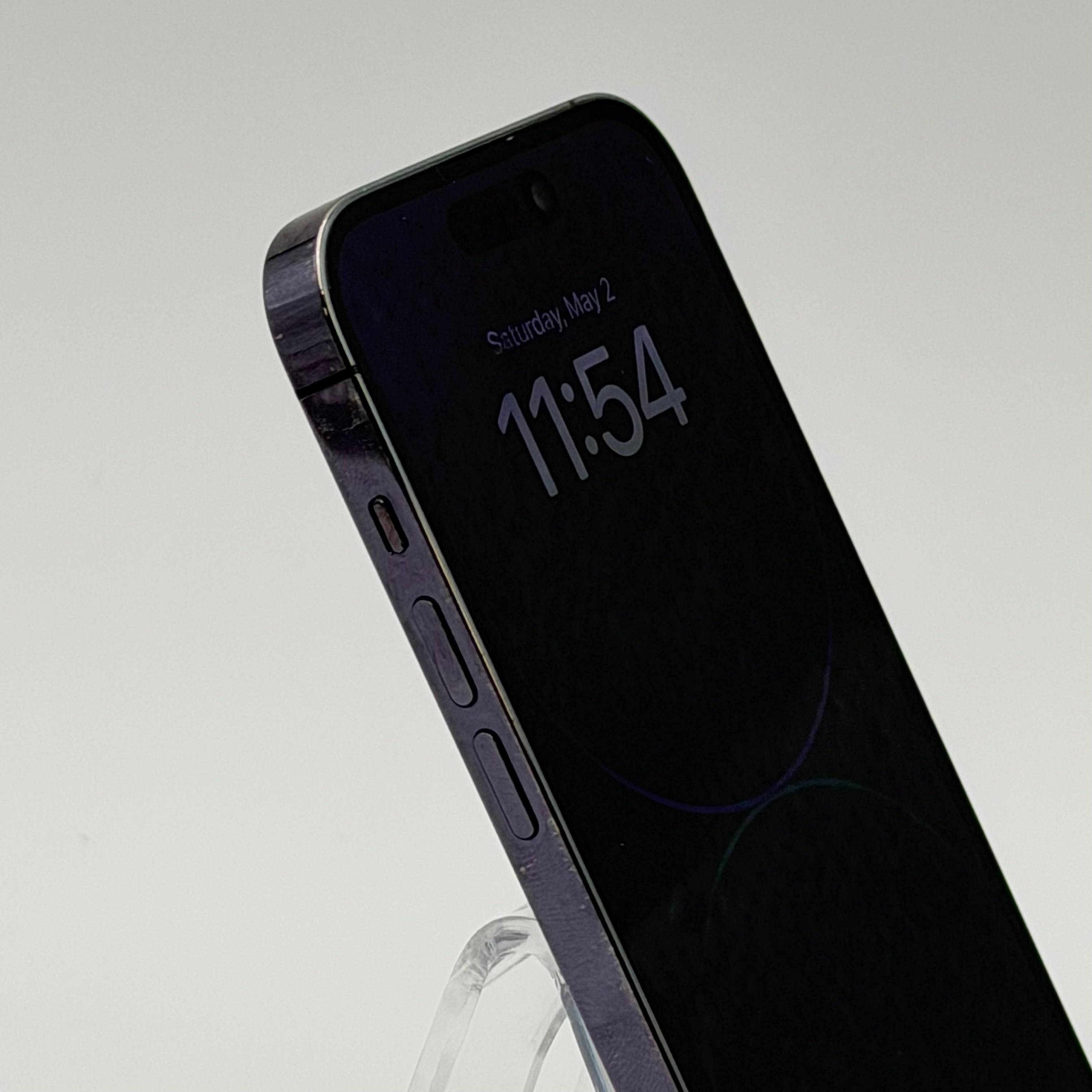Apple iPhone 14 Pro 128GB Unlocked - Purple CRACKED BACK