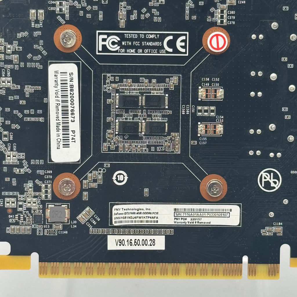 PNY GeForce GTX 1650 Graphics Card - Used A