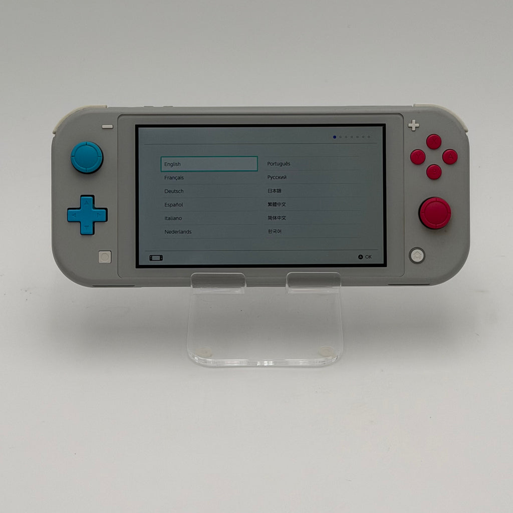 Nintendo Switch Lite Pokemon Zacian Zamazenta Edition Sword and Shield + Charger