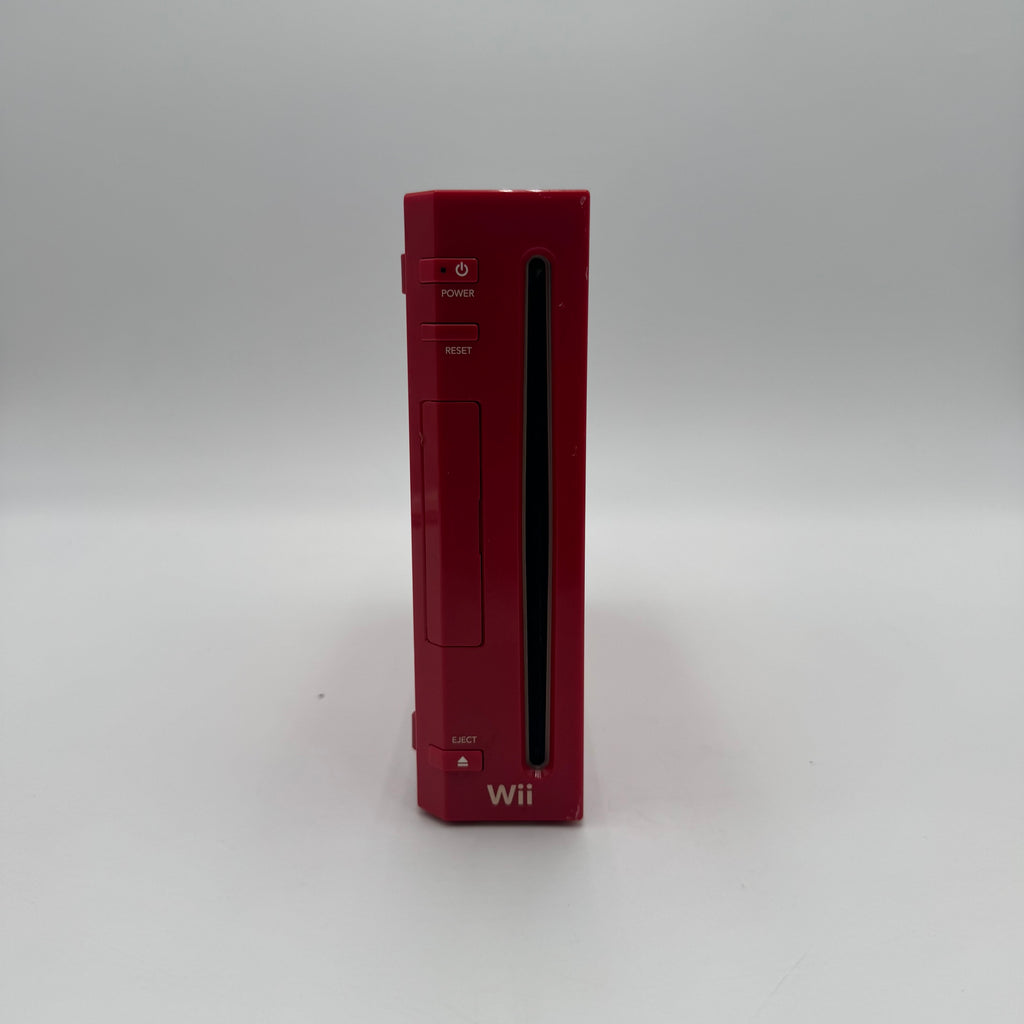 Nintendo Wii Limited Edition Red (RVL-001) Video Game System ONLY- Tested/Working