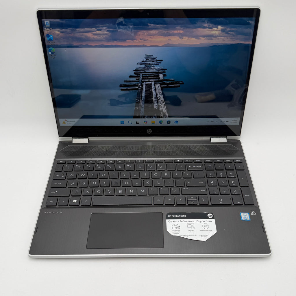 HP 15-cr0037wm Pavilion x360 15" Core i3 8GB RAM 128GB SSD - Read