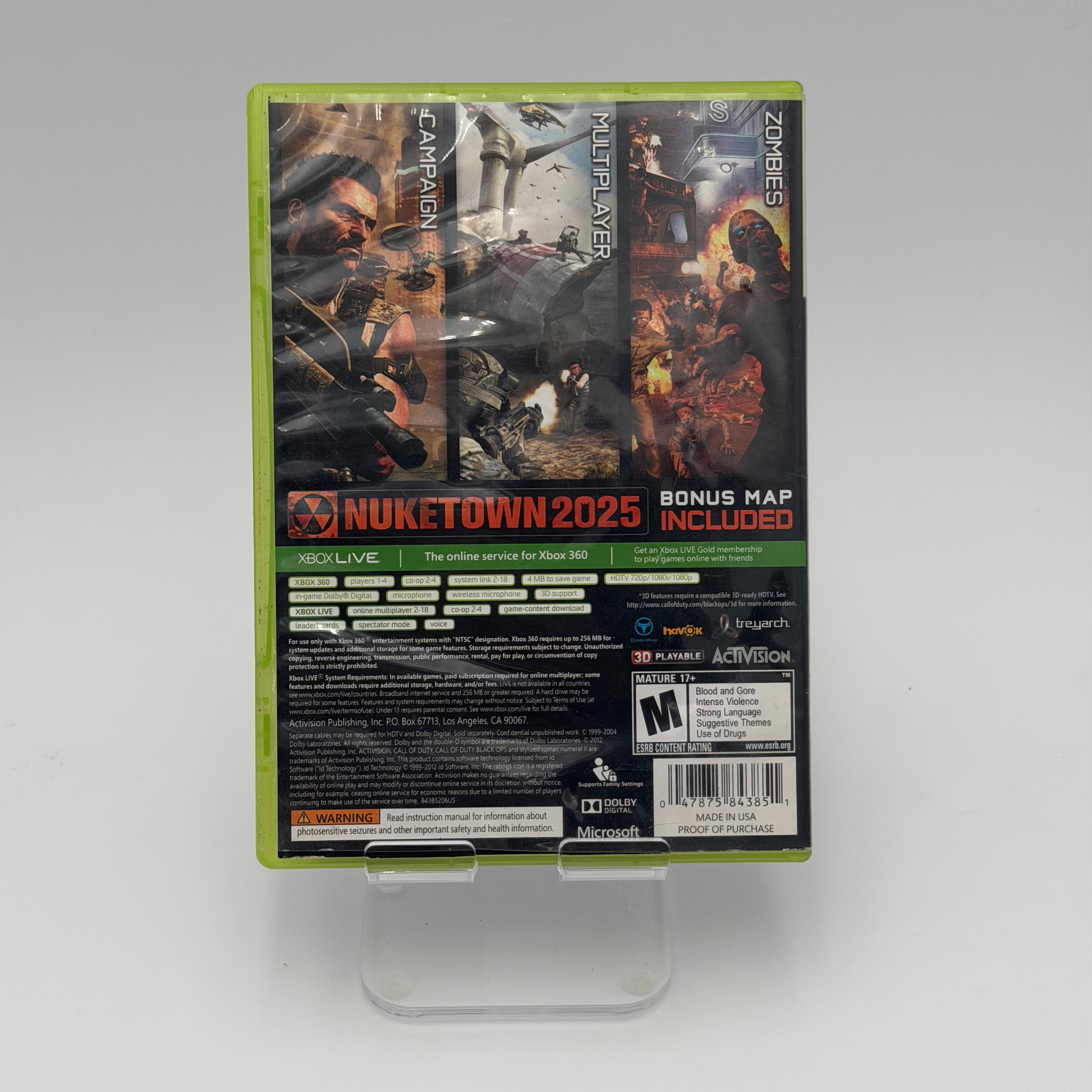Call Of Duty Black Ops II 2 ( Microsoft Xbox 360, 2012) Complete CIB Tested