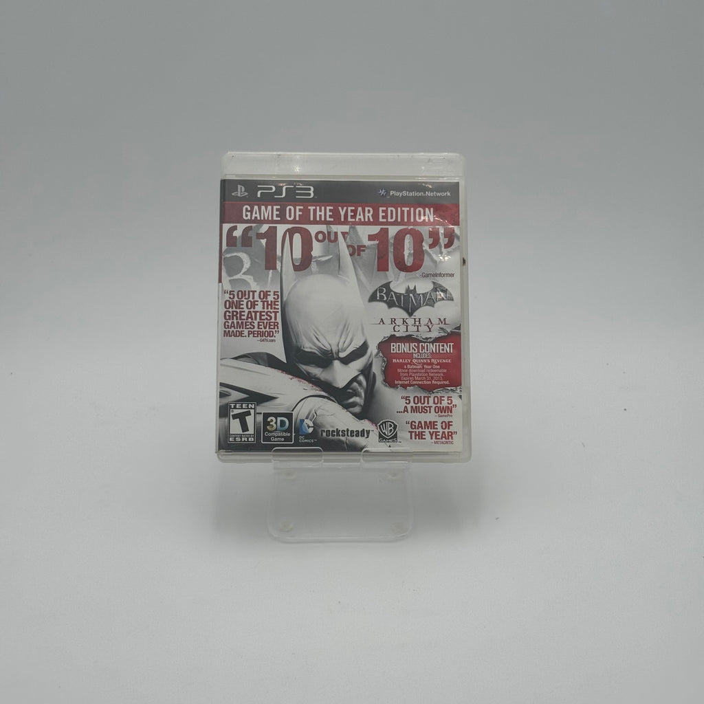 Batman: Arkham City [Game of the Year] PlayStation 3 PS3 - Used CIB