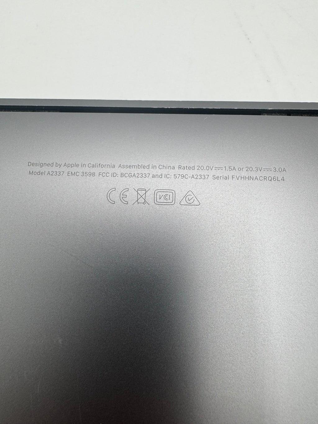 Apple MacBook Air 13-inch M1 A2337 2020 Laptop - Used C Silver READ