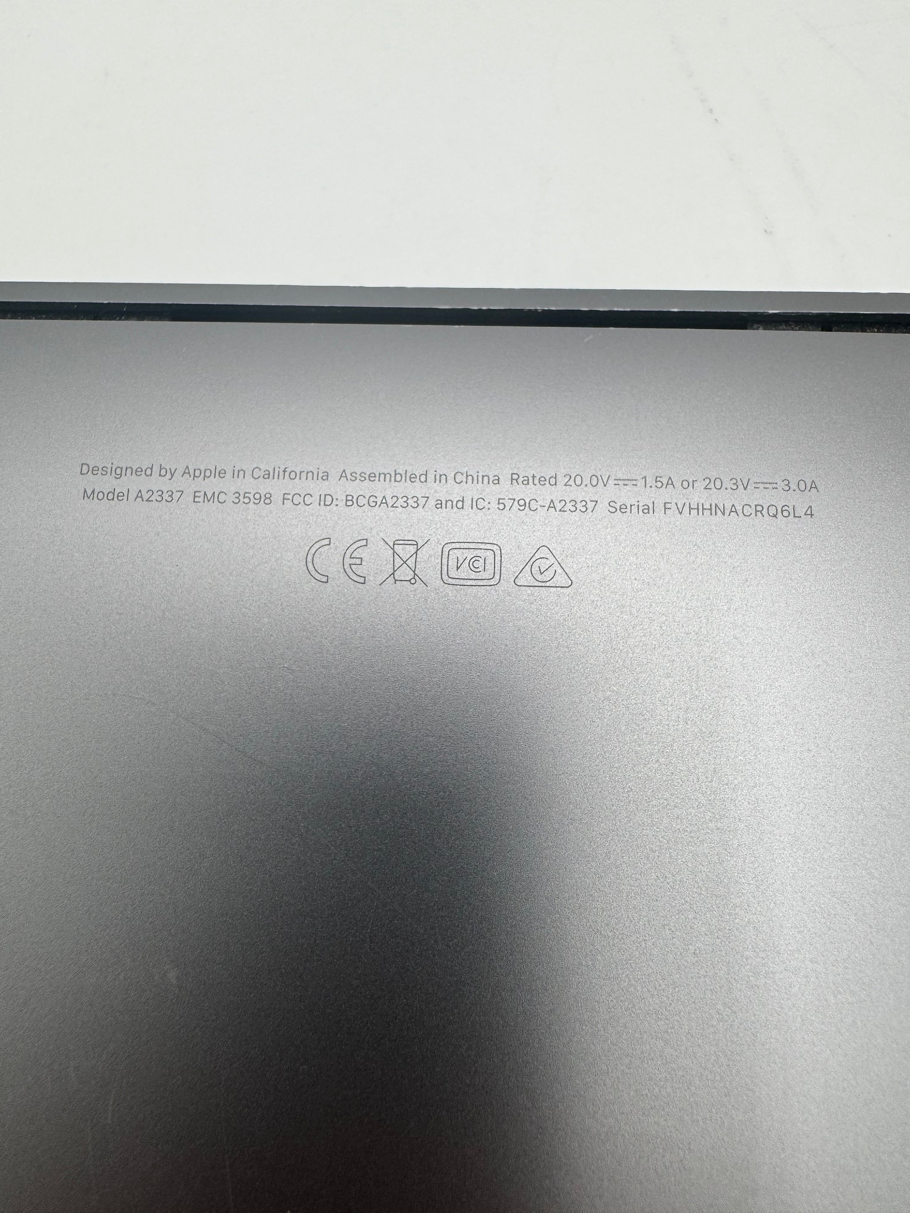 Apple MacBook Air 13-inch M1 A2337 2020 Laptop - Used C Silver READ
