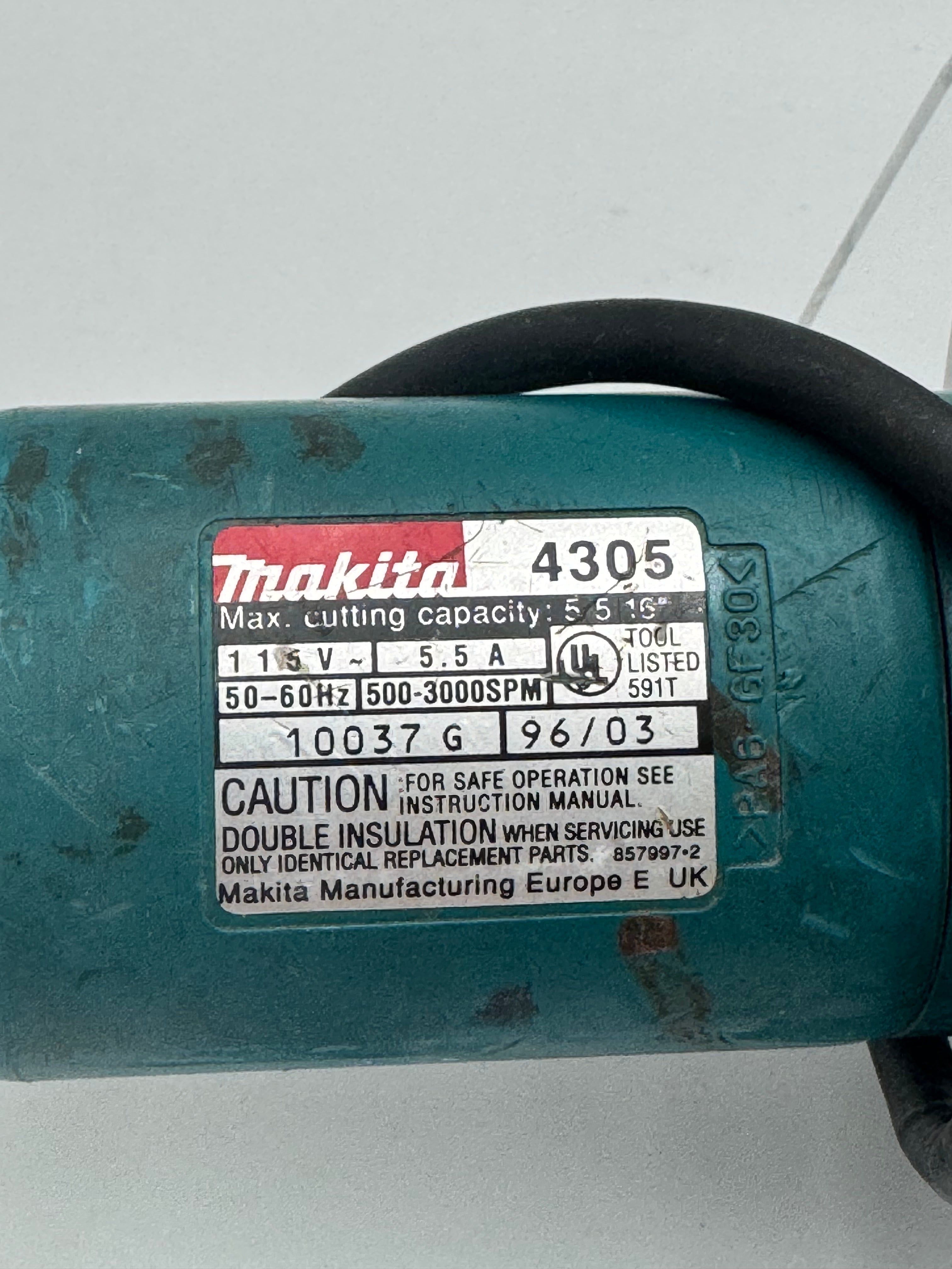 Makita 4305 Jigsaw Power Tool - Used - Blue