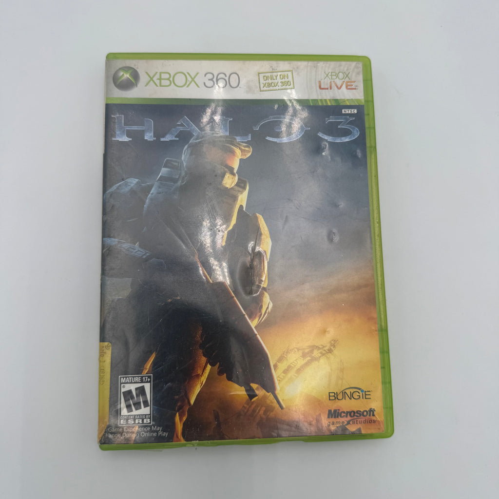 Xbox 360 Halo 3 Video Game Green Case Manual Inserts Tested