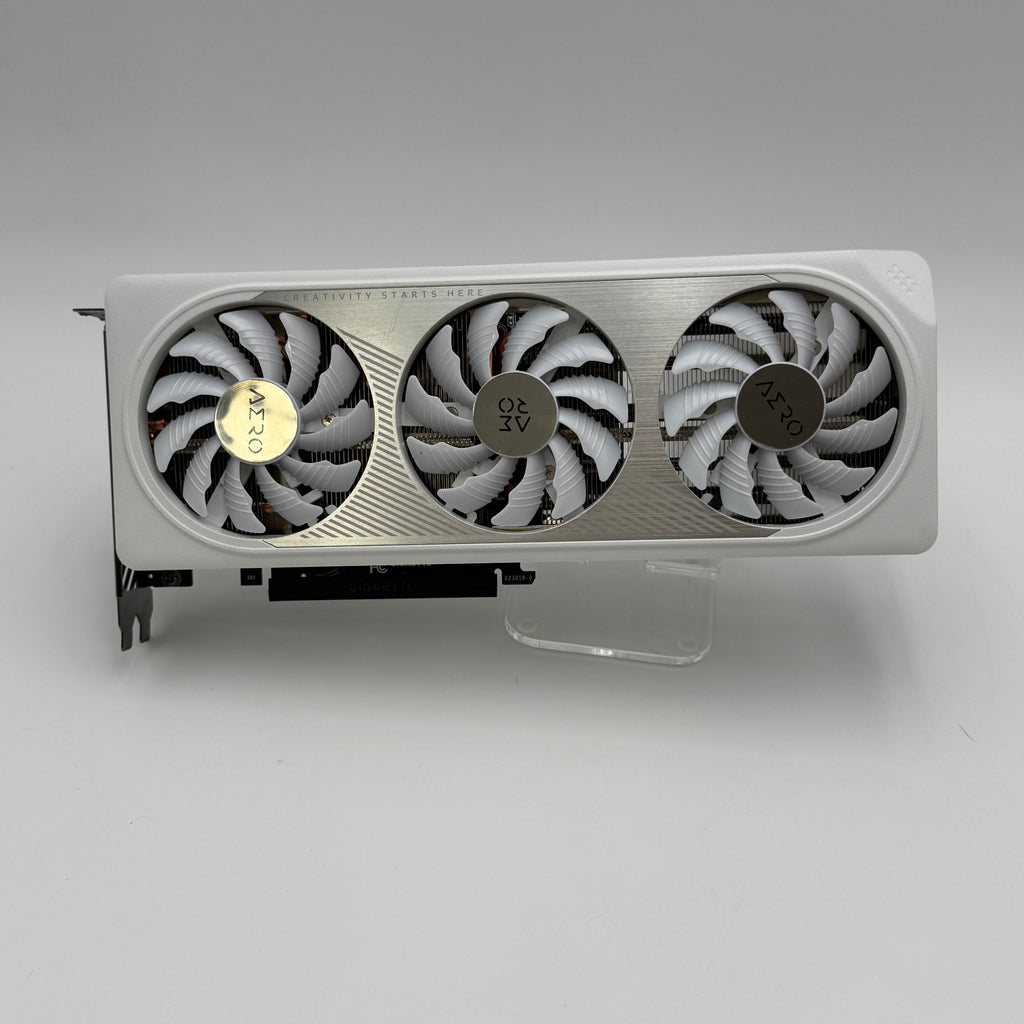 Gigabyte GeForce RTX 4060 Ti AERO OC 8GB GDDR6 White Graphics Card - Tested/Working