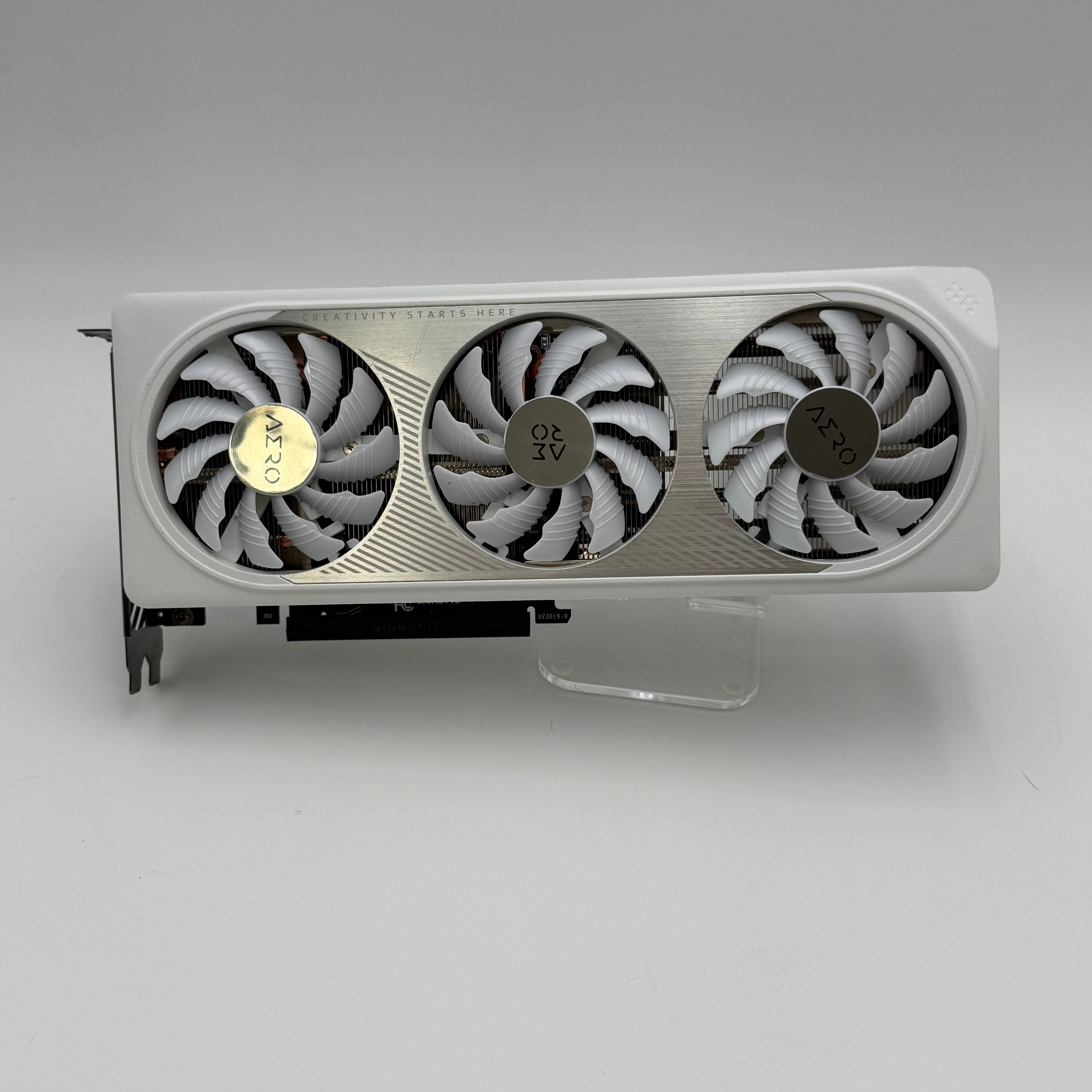 Gigabyte GeForce RTX 4060 Ti AERO OC 8GB GDDR6 White Graphics Card - Tested/Working