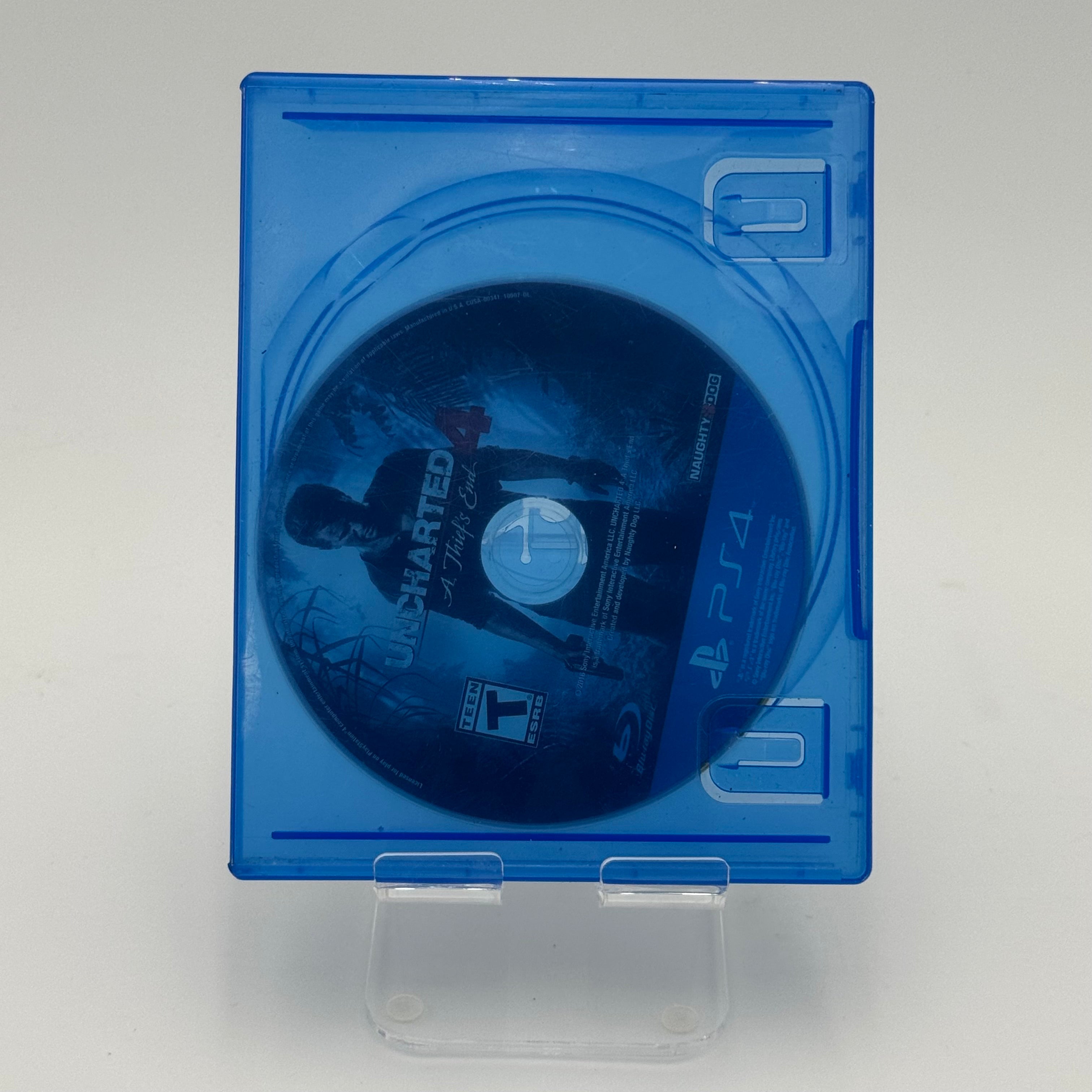 PlayStation 4 Uncharted 4 A Thief's End Used Video Game Black