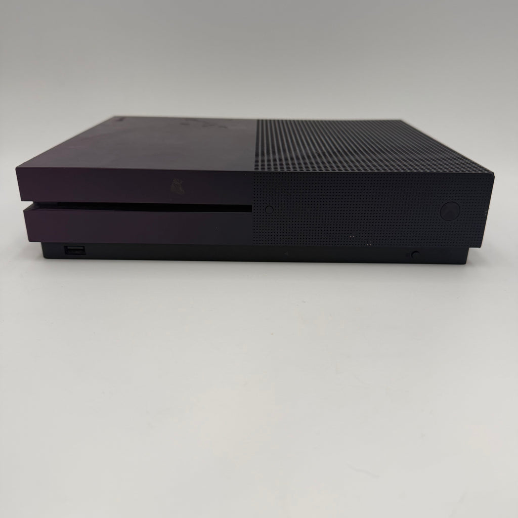 Xbox One S 1TB Console - Fortnite Special Edition -Purple Tested Free Shipping