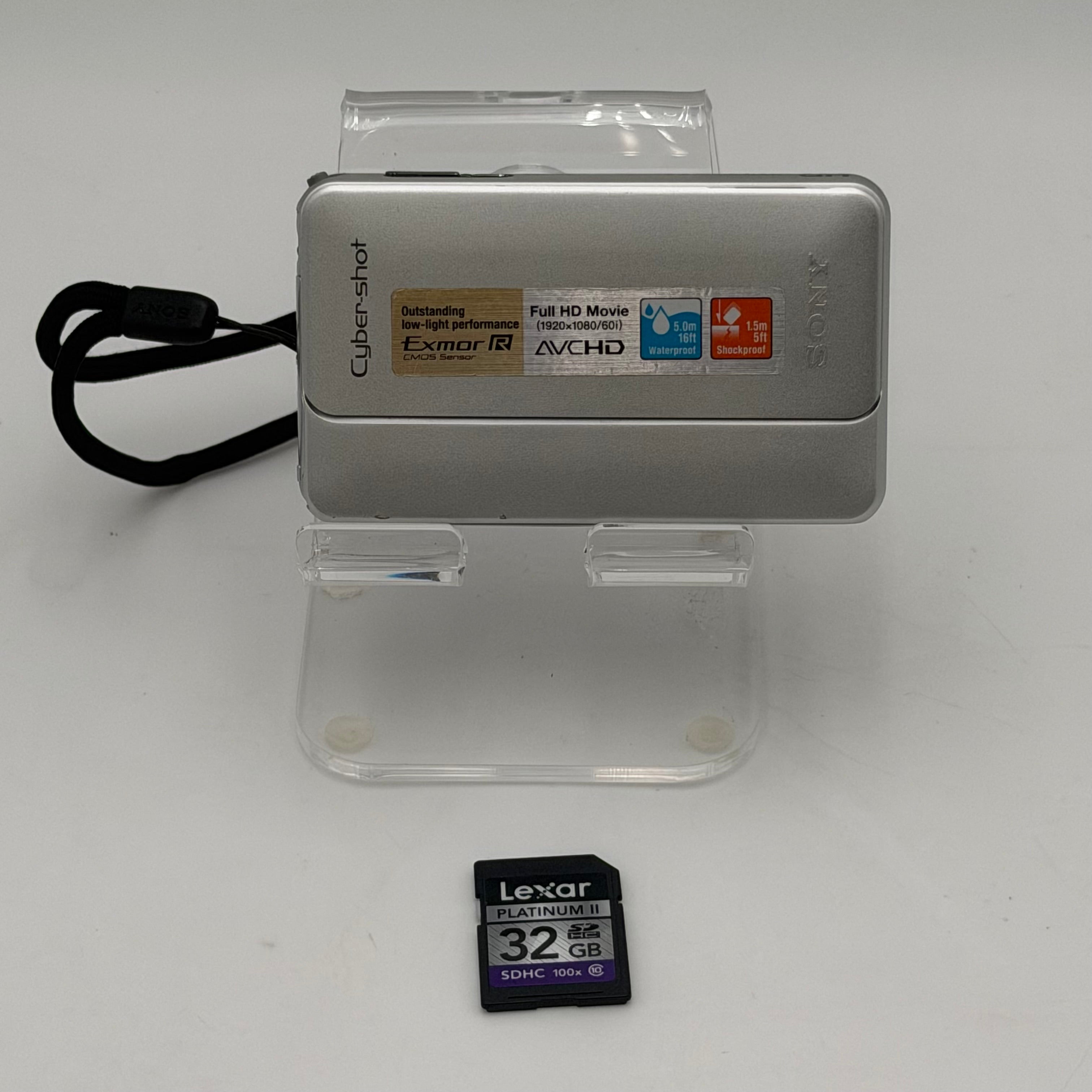 Sony Digital Camera Cyber-shot DSC-TX10 - 16.2MP - Read - No charger - Untested