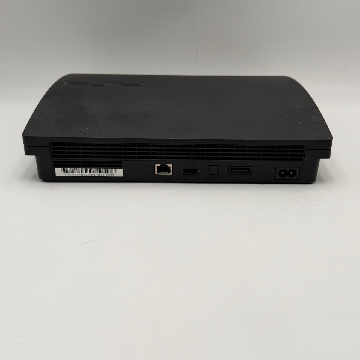 Sony PlayStation 3 Slim CECH-2001B Black Video Game System Broken