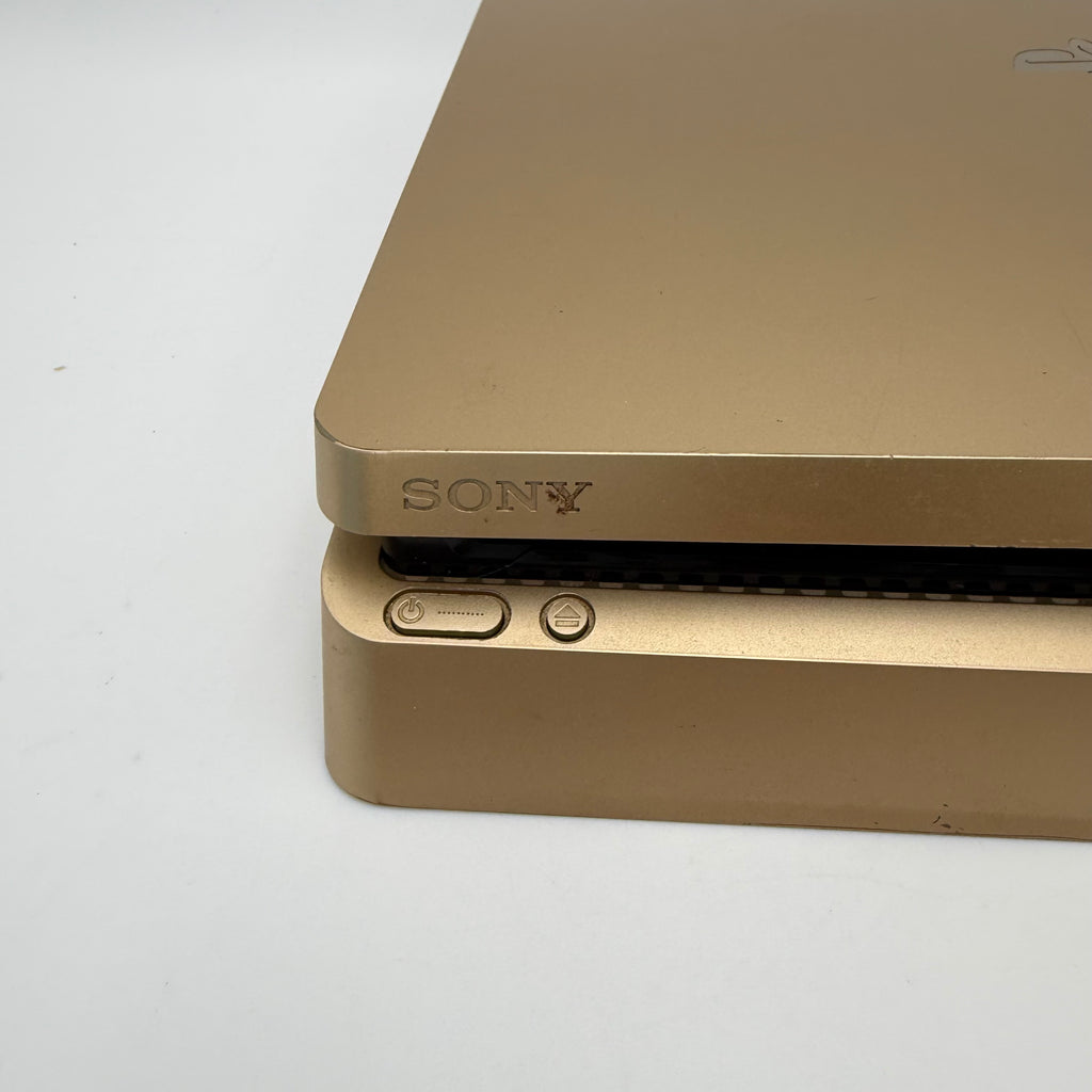 Sony PlayStation 4 PS4 CUH-2015B 1TB Limited Edition Gold Console - READ