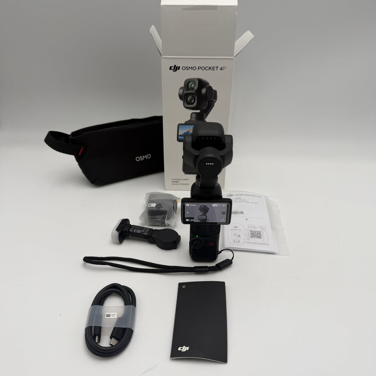 DJI Pocket 4p Action Camera Black Used - A