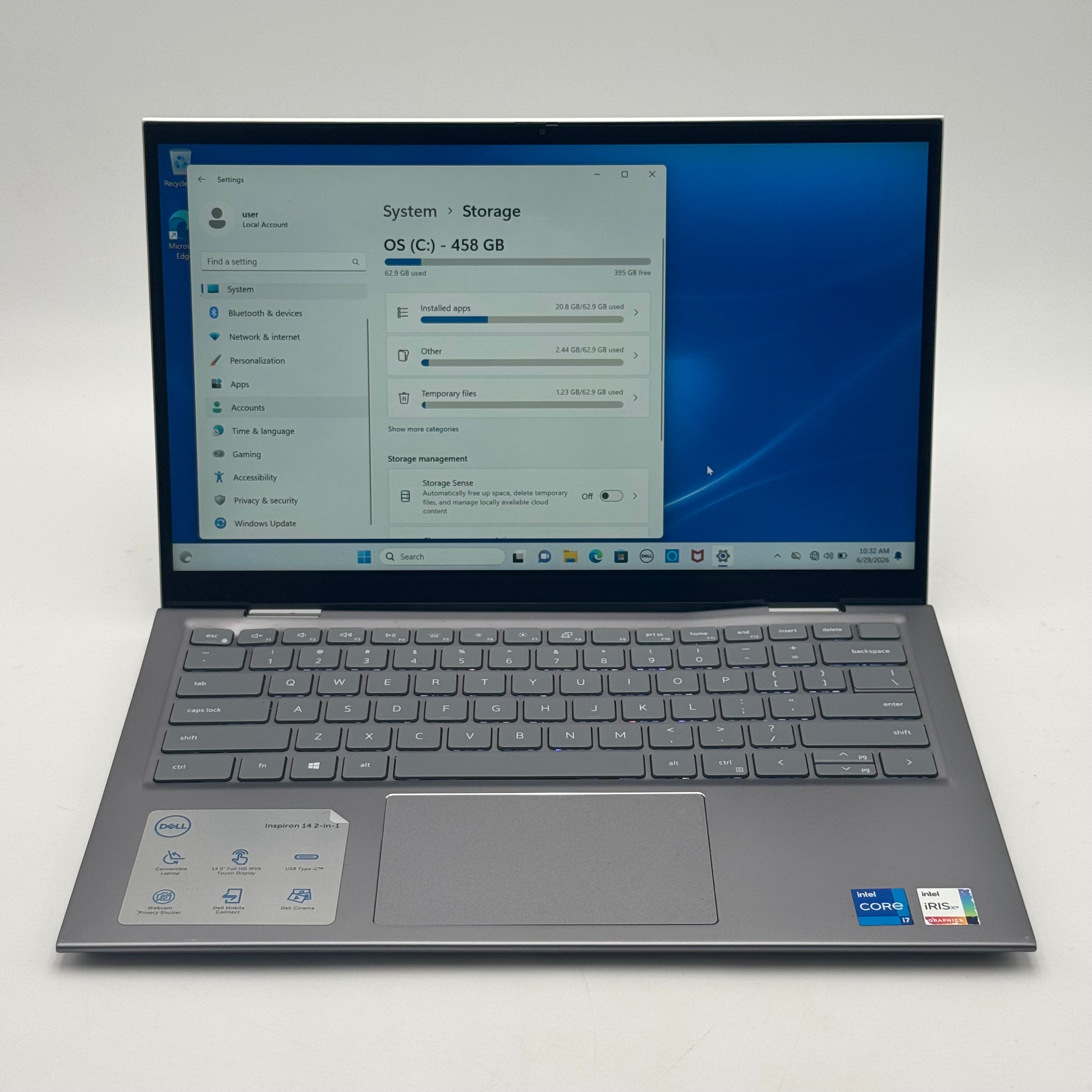 Dell Inspiron 14 5410 Laptop Core i5 16GB RAM 512GB SSD - Good Condition