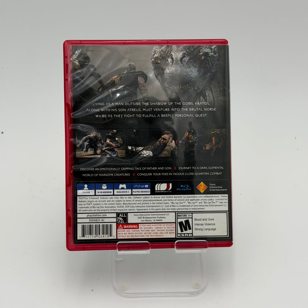 God of War PlayStation Hits (Sony PlayStation 4, 2018) - Complete