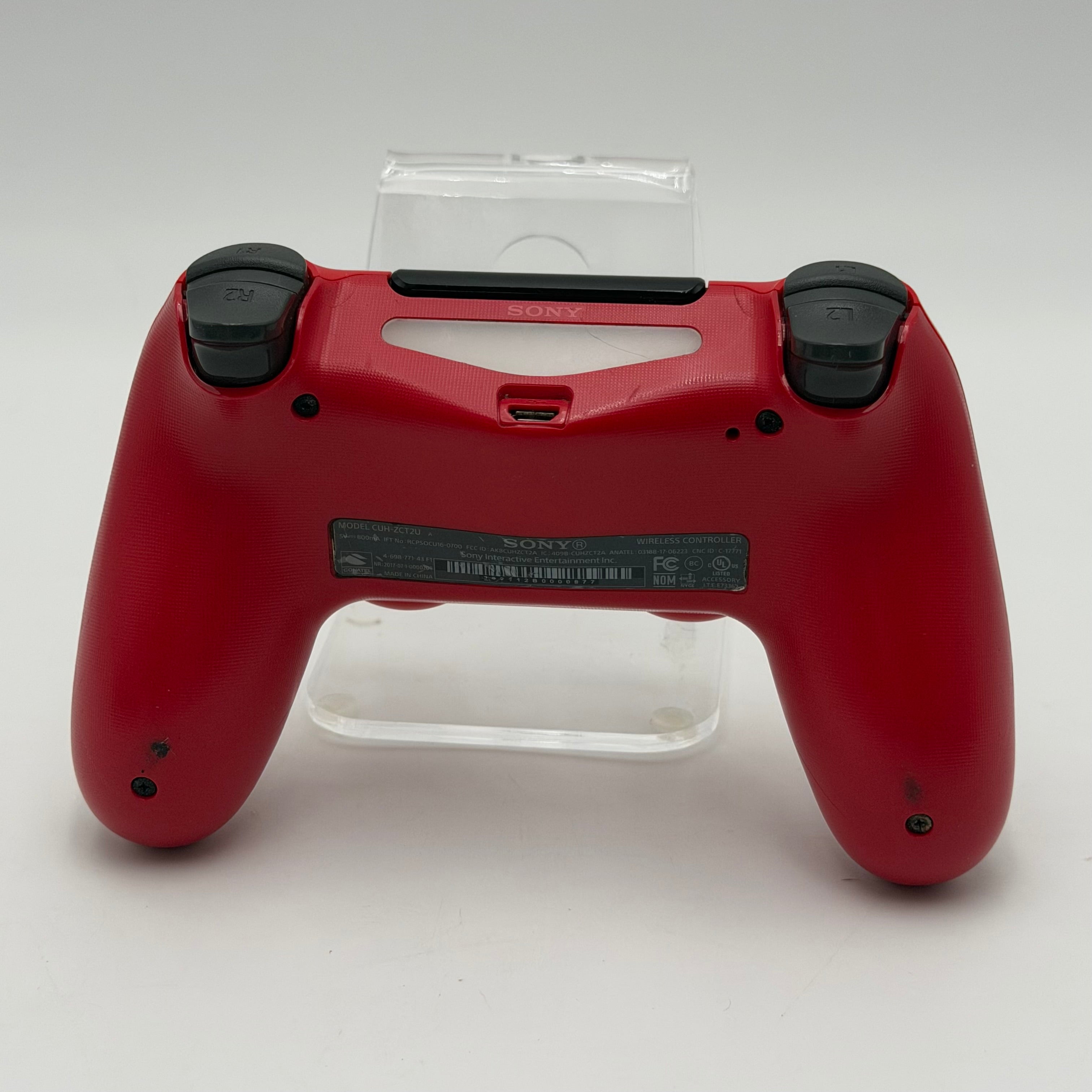 Sony PS4 Wireless Controller Red - Stick Drift -For Parts