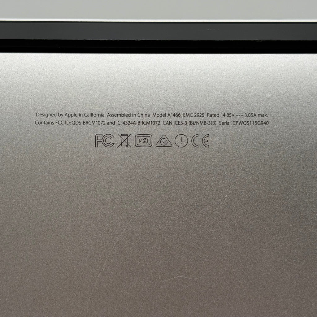 Apple MacBook Air  A1466 8Gb 128Gb  Laptop Broken - No Power