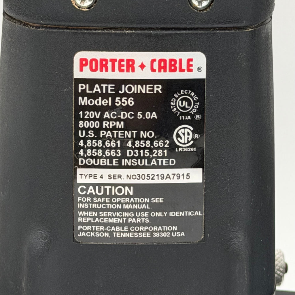 Porter Cable Plate Joiner 556 Used - A