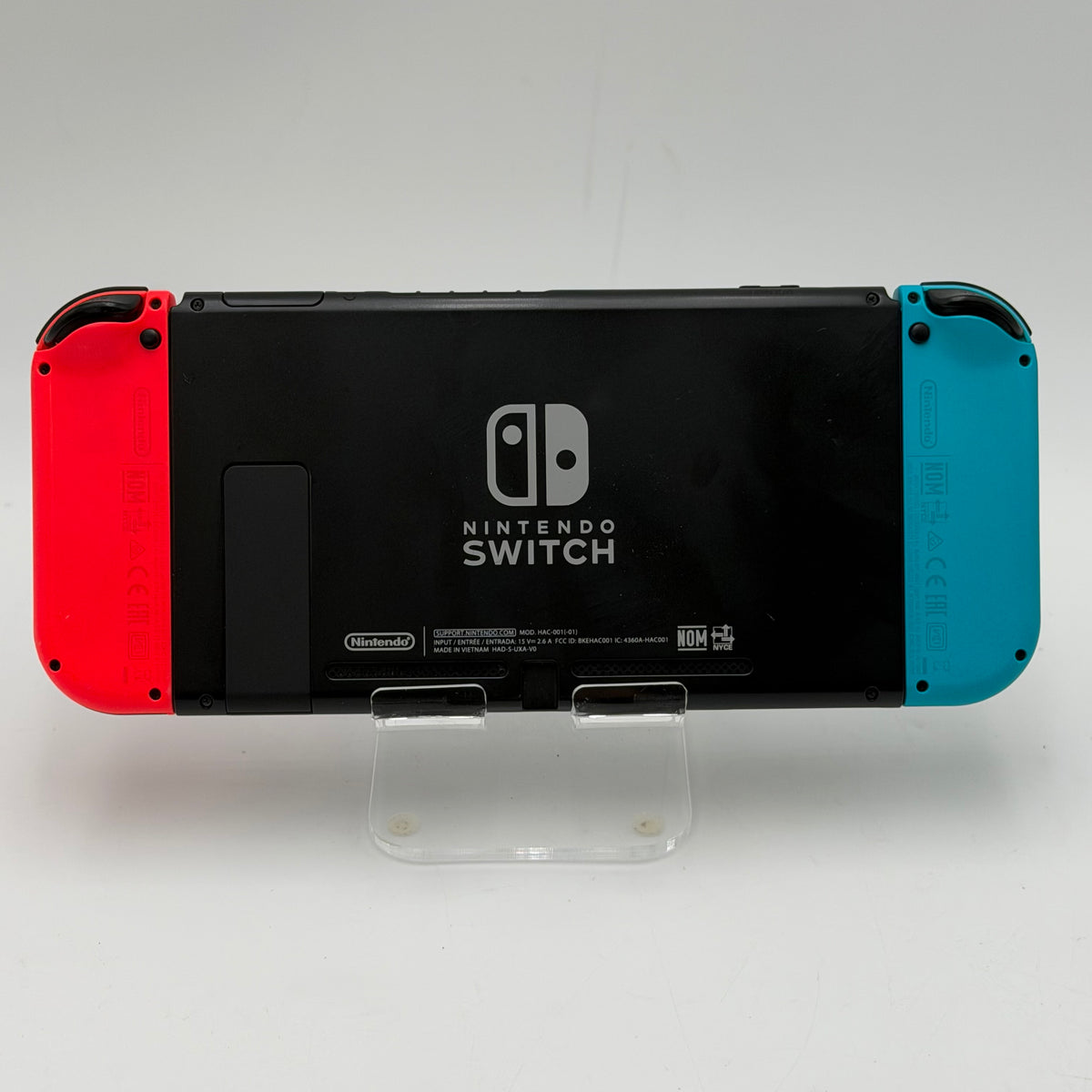 Nintendo Switch (HAC-001-01) 2019 Black Video Game System Used B