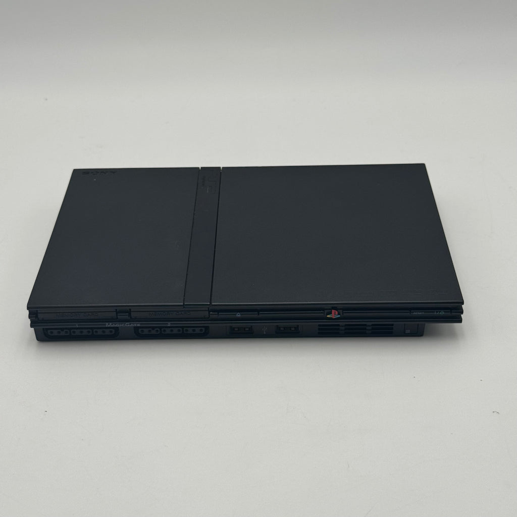 Broken Sony PlayStation 2 Slim (SCPH-75001) w/Power Cord Unreadable Disc
