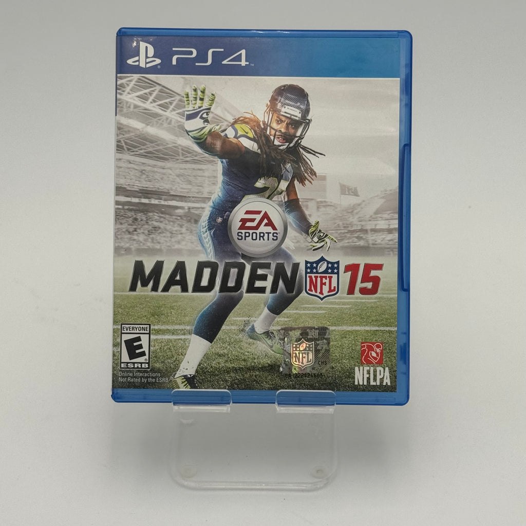 Madden NFL 15 PlayStation 4 Video Game - Blue Case with Inserts, Used A