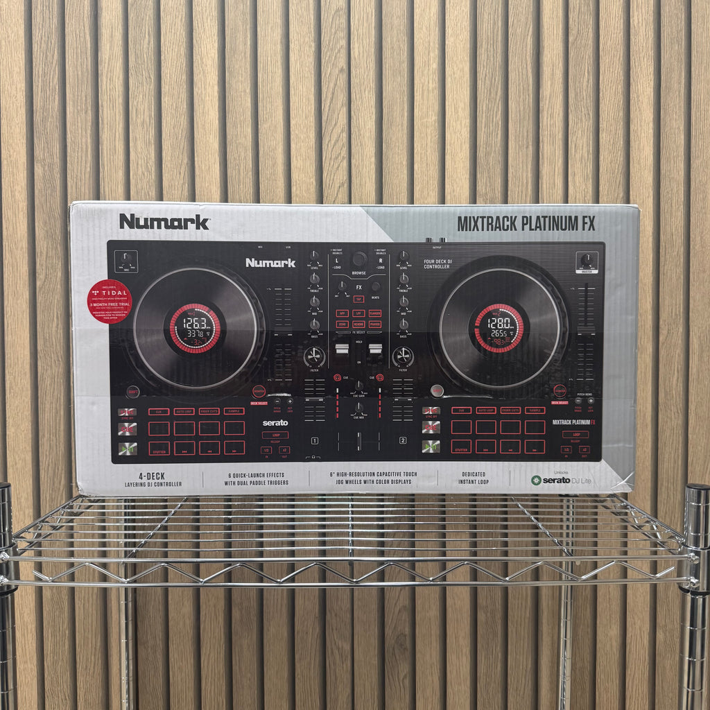 Numark Mixtrack Platinum FX4 deck Layering DJ controller Mixer