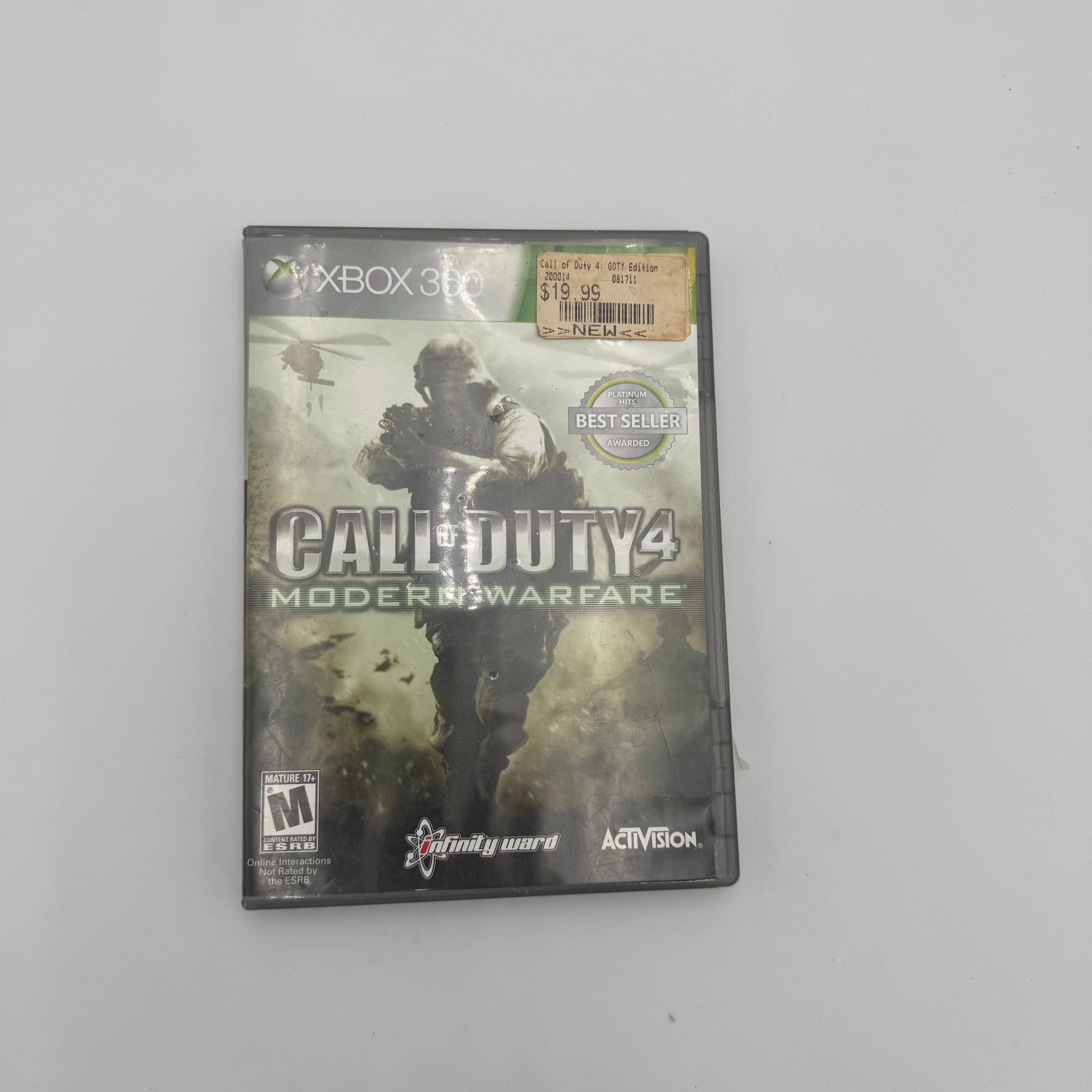 Call of Duty: Modern Warfare Game of the Year - Microsoft Xbox 360 Cib